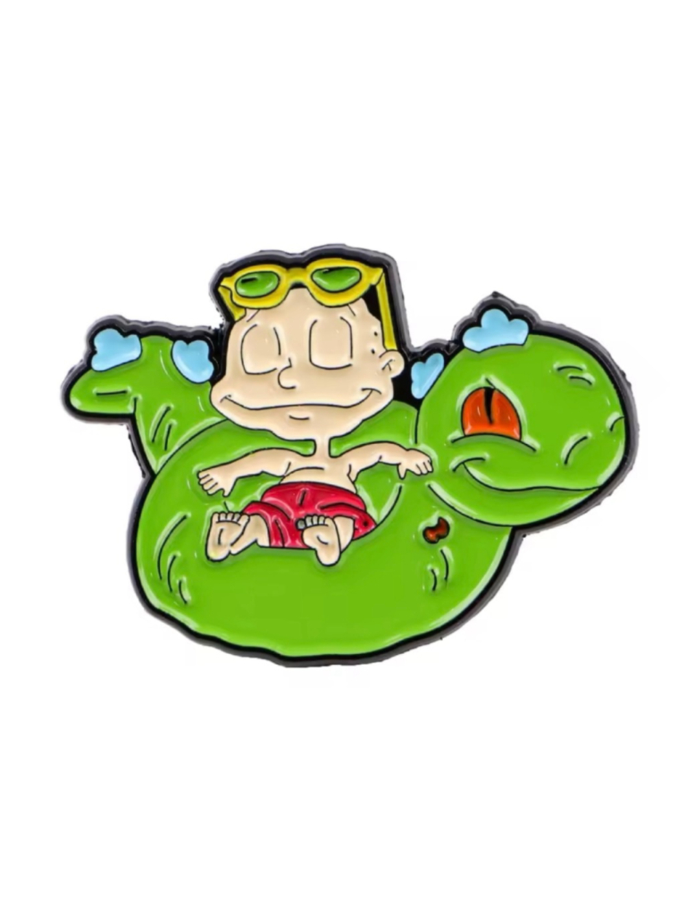 Cute Rugrats Cartoon Reptar Tommy Enamel Pin